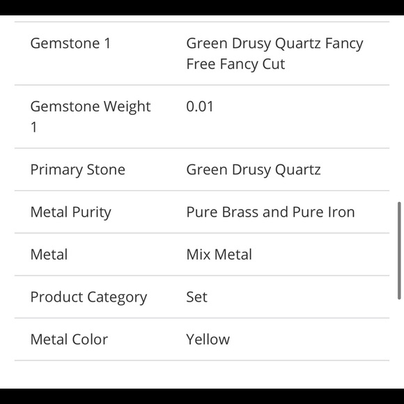 Green Drusy Quartz Pendant Necklace 24 in - Picture 6 of 7